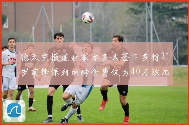 德天空报道杜塞尔多夫签下多特21岁前锋保利纳转会费仅为40万欧元