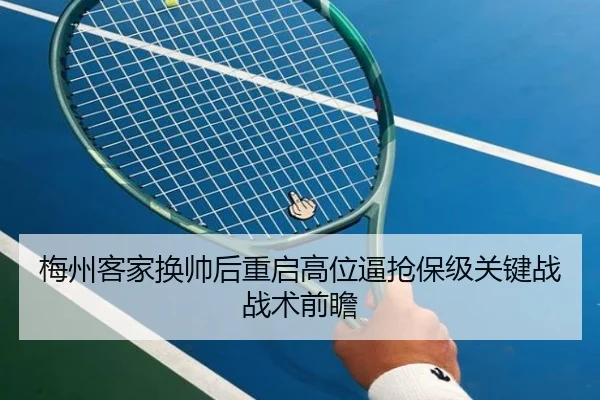 梅州客家换帅后重启高位逼抢保级关键战战术前瞻 - leyu.com